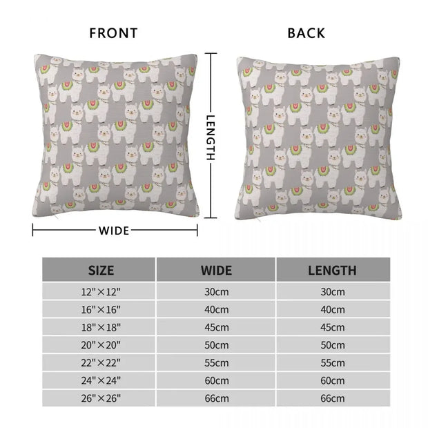 Llama Design Pillowcase Sofa Decor